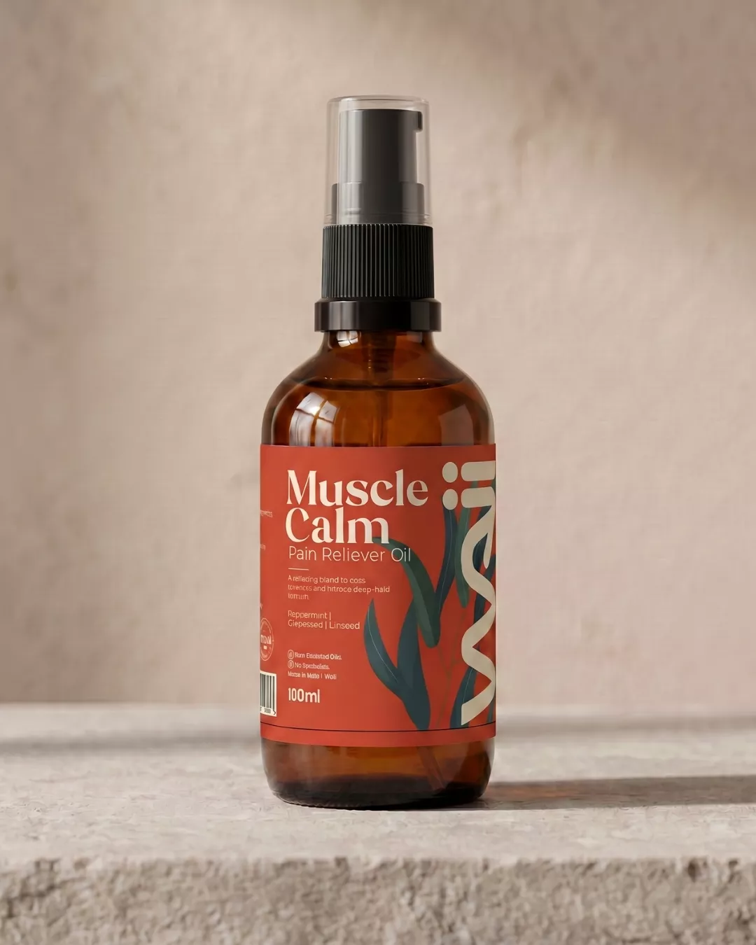 Muscle Calm Pain Reliever Oil - Image 3